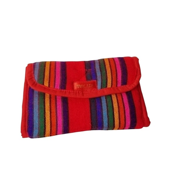 None Handbags - Belize Wallet Purse Striped‎ Multi-Colored